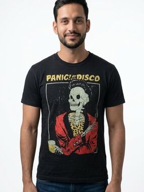 PANIC! AT THE DISCO • Death of a Bachelor Tour Skeleton Tee Small